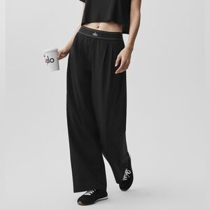 NEW Alo Yoga Suit Up Trouser - Black (Regular)